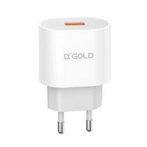 Fonte USB Turbo Rápido 30W 4.0 Anatel Original AGOLD Bivolt Tomada Carregador Fonte USB Turbo Rápido 30W 4.0 Anatel Original AGOLD Bivolt Tomada Carregador