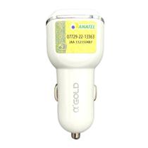 Fonte Veicular AlphaGold Com Duas Entradas USB 2.1A