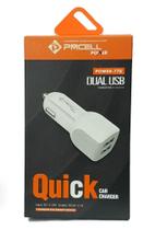 Fonte Veicular Power 778 PMCELL Dual Usb Branco - Linha CV21 Fonte Veicular Power 778 PMCELL Dual Usb Branco - Linha CV21