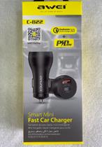Fonte Veicular USB - USBC - Awei