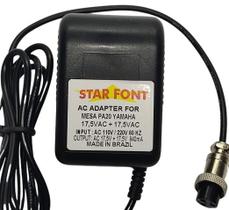 Fonte Yamaha PA20 - Bivolt 110V/220V, Saída 2 x 17,50 VAC