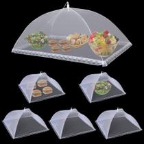Food Covers Rivama, 1 pacote de 100 x 60 cm e 5 pacotes de rede de malha de 43 x 43 cm