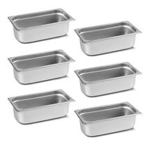 Food Pan Aplancee 1/3 Hotel Panelas de 10 cm de profundidade em aço inoxidável Food Pan Aplancee 1/3 Hotel Panelas de 10 cm de profundidade em aço inoxidável