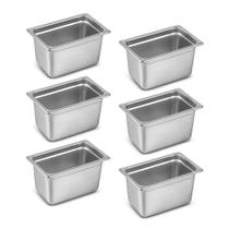 Food Pan Aplancee 1/4 Hotel Panelas de 15 cm de profundidade em aço inoxidável