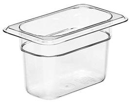 Food Pan Cambro 94CW135 Camwear Clear 1/9 x 4, caixa com 6 Food Pan Cambro 94CW135 Camwear Clear 1/9 x 4, caixa com 6