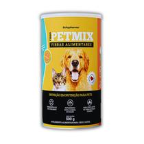 Food Petmix Fibras Alimentares Suplemento Psyllium Cães Gatos Botupharma 500g