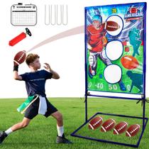 Football Toss Games Punieayi com 4 bolas de futebol infláveis Football Toss Games Punieayi com 4 bolas de futebol infláveis