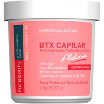 For Beauty Max Illumination Platinum - Btox Matizador Reconstrução Profunda 1kg For Beauty Max Illumination Platinum - Btox Matizador Reconstrução Profunda 1kg