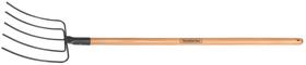 Forcado Reto de Arame com 5 Dentes Tramontina em Aço com Cabo de Madeira 120 cm Forcado Reto de Arame com 5 Dentes Tramontina em Aço com Cabo de Madeira 120 cm