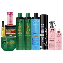 Force Cosméticos Kit Babosa Hidratação Capilar Premium Efeito Salão 10 Itens Force Cosméticos Kit Babosa Hidratação Capilar Premium Efeito Salão 10 Itens