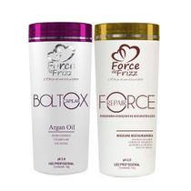 Force Cosméticos Kit Capilar Profissional Boltox de Argan Oil 1kg Máscara Restauradora 1kg