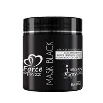 Force de Frizz Máscara Hidratante Capilar Tonalizante Preto Black 500g Cabelos Preto Intenso Force de Frizz Máscara Hidratante Capilar Tonalizante Preto Black 500g Cabelos Preto Intenso