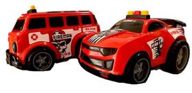Force Elite Policia e Resgate Vermelho - Bs toys Force Elite Policia e Resgate Vermelho - Bs toys