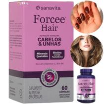 Forcee Hair Vitamina para Cabelos e Unhas 60 Cápsulas Sanavita Forcee Hair Vitamina para Cabelos e Unhas 60 Cápsulas Sanavita