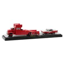 Ford COE 1956 + Ford Fairlane 500 1957 - Coca Cola - Tow Hauler 20 - M2 Machines 1/64