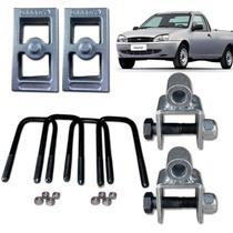 Ford Courier Kit Lift Elevar Traseira 4cm Com Prolongador 2"