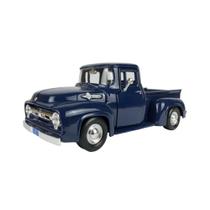 Ford F-100 Pick Up 1956 1:24 Motormax Azul Ford F-100 Pick Up 1956 1:24 Motormax Azul