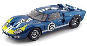 Ford GT40 6 Le Mans 24 hrs Azul Shelby Collectibles 1/18