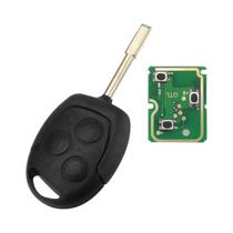 Ford Mondeo Focus Fiesta Galaxy Transit Chave Remota Fob 3 Botões 315Mhz 433Mhz ID63 Chip