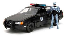 Ford Taurus Detroit Police OCP com figura Robocop Jada 1/24
