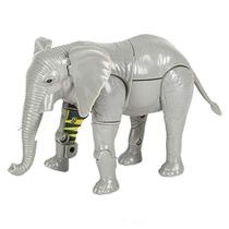 Forest & 12th Jungle Animal Toys Transforming Action Figure Mudanças de um Brinquedo Animal Detalhado para um Brinquedo Robô Único em Segundos Grande Presente para Meninas e Meninos (Elefante de 4"