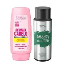 Forever Cd Desmaia Cabelo 300ml + Wess Balance Shampoo250ml