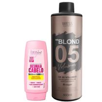 Forever Cd Desmaia Cabelo 300ml + Wess OX 5 Vol. 900ml