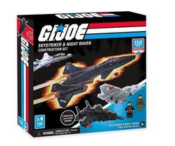 Forever Clever GI Joe Skystriker & Night Raven Jet Fighter Construction Set (150 peças no total)