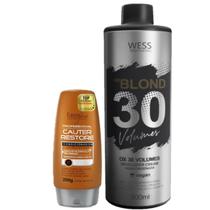 Forever Cond Cauter Restore 200g + Wess OX 30 Vol. 900ml - FOREVER/WESS