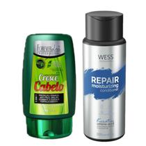 Forever Leave-in CresceCabelo140g+ Wess Cond. Repair 250ml - FOREVER/WESS