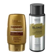 Forever Leave-in de Verniz 140g + Wess Blond Cond. 250ml