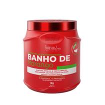 Forever Liss Banho de Morango Máscara 1000g Forever Liss Banho de Morango Máscara 1000g