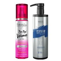 Forever Liss Bye Bye Liso Magico + Wess Nano Passo 3 - 500ml