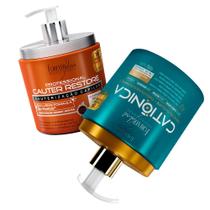 Forever Liss Cauter Restore 500g + Máscara Catiônica 450g