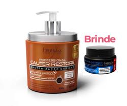 Forever Liss Cauter Restore Máscara Cauterização 500g + Brinde