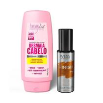 Forever Liss Cond Desmaia Cabelo 300ml + Wess Finish 50ml