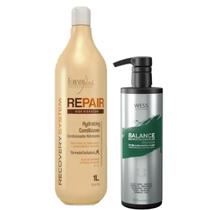 Forever Liss Cond Repair 1L + Wess Balance Shampoo500ml