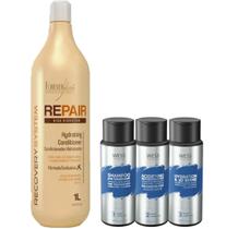 Forever Liss Cond Repair 1L + Wess Kit Nano Sel. 250ml