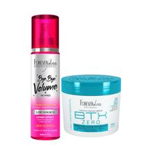 Forever Liss Kit Bye Bye Volume + Máscara Volume Zero 250g