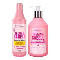 Forever Liss Kit Desmaia Cabelo Shampoo 500ml, Máscara 2.0 Mais Potente 300g
