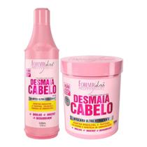 Forever Liss Kit Desmaia Cabelo Shampoo 500ml, Máscara 950ml