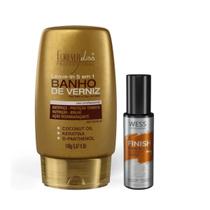 Forever Liss Leave In Banho Verniz 140g + Wess Finish 50ml