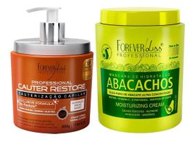 Forever Liss Máscara Abacachos + Máscara Cauter Restore 500g