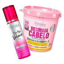 Forever Liss Máscara Desmaia Cabelo 350g e Bye Bye Volume