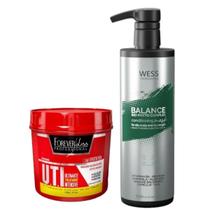 Forever Liss Mascara UTI 240g + Wess Balance Cond. 500ml