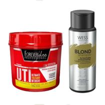 Forever Liss Mascara UTI 240g + Wess Blond Shampoo 250ml
