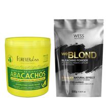 Forever Liss Mask Abacachos 950g+ Wess Pó Descolorante 500g