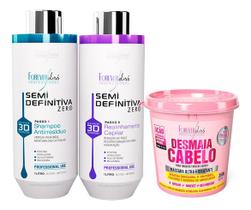 Forever Liss Progressiva 3D Sem Formol + Desmaia Cabelo 350G