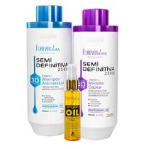 Forever Liss Semi Definitiva 3D 2x900ml + Argan Oil 60ml