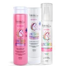 Forever Liss Shampoo,Condicionador,Protetor Mágia Unicórnio